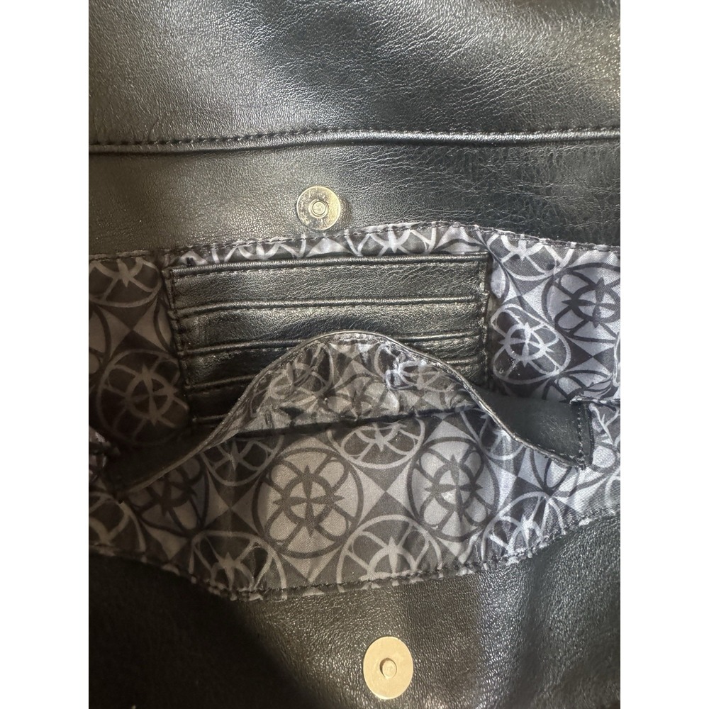 Nicole by Nicole Miller Black Shoulder Bag 12x11 - Picture 8 of 11